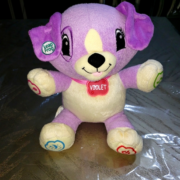 LeapFrog® My Pal Scout or My Pal Violet Personalized Plush Learning Toys - Picture 3 of 5